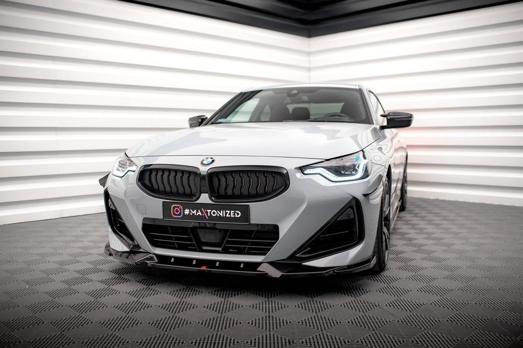 MAXTON DESIGN FRONT SPLITTER V.2 BMW 2 COUPE M-PACK / M240I G42