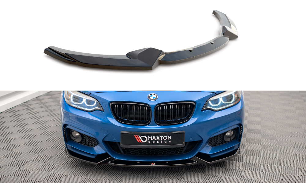 MAXTON DESIGN FRONT SPLITTER V.2 BMW 2 M-PACK F22