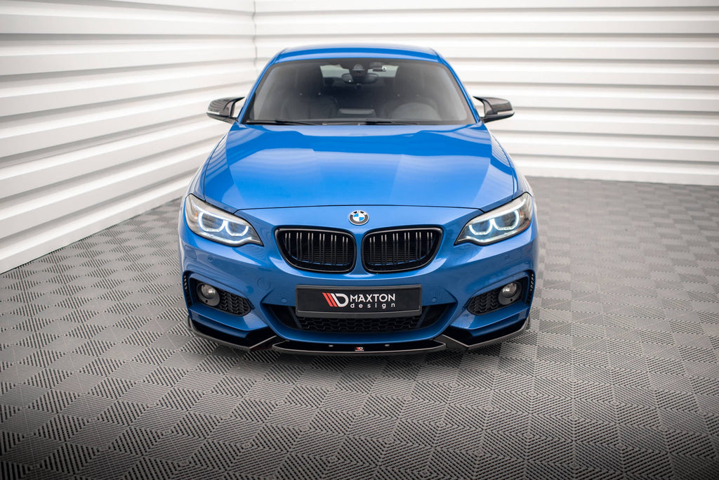 MAXTON DESIGN FRONT SPLITTER V.2 BMW 2 M-PACK F22