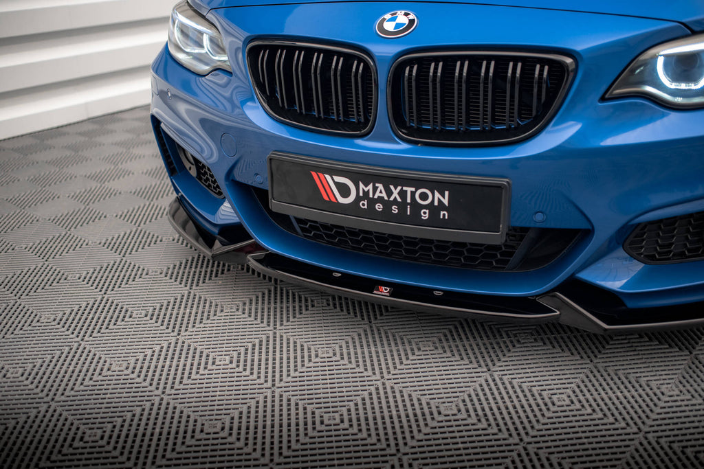 MAXTON DESIGN FRONT SPLITTER V.2 BMW 2 M-PACK F22