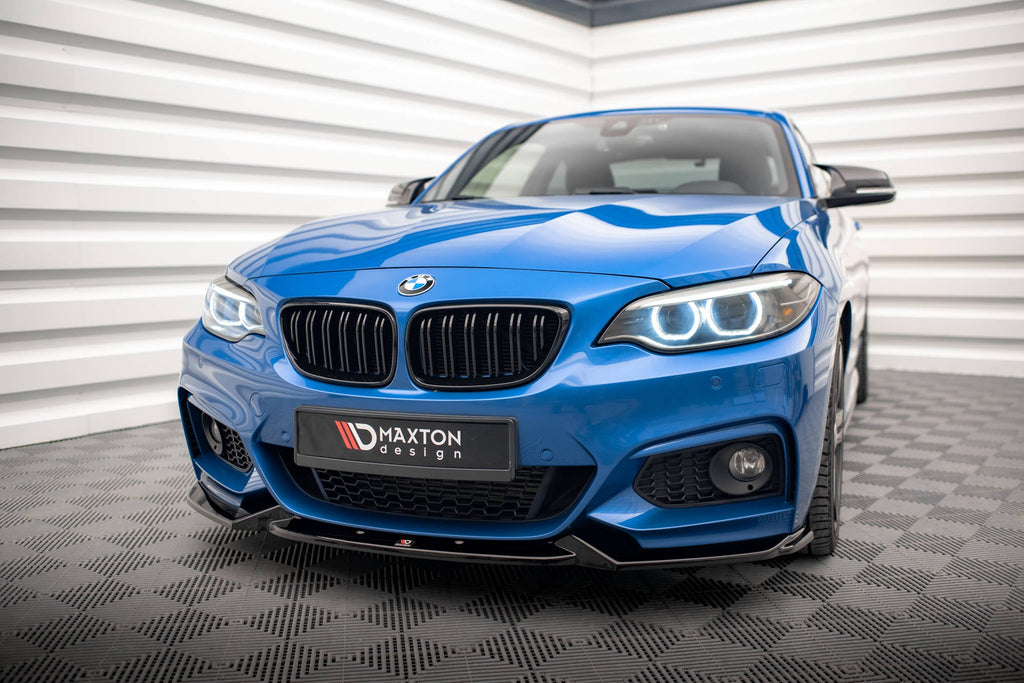 MAXTON DESIGN FRONT SPLITTER V.2 BMW 2 M-PACK F22