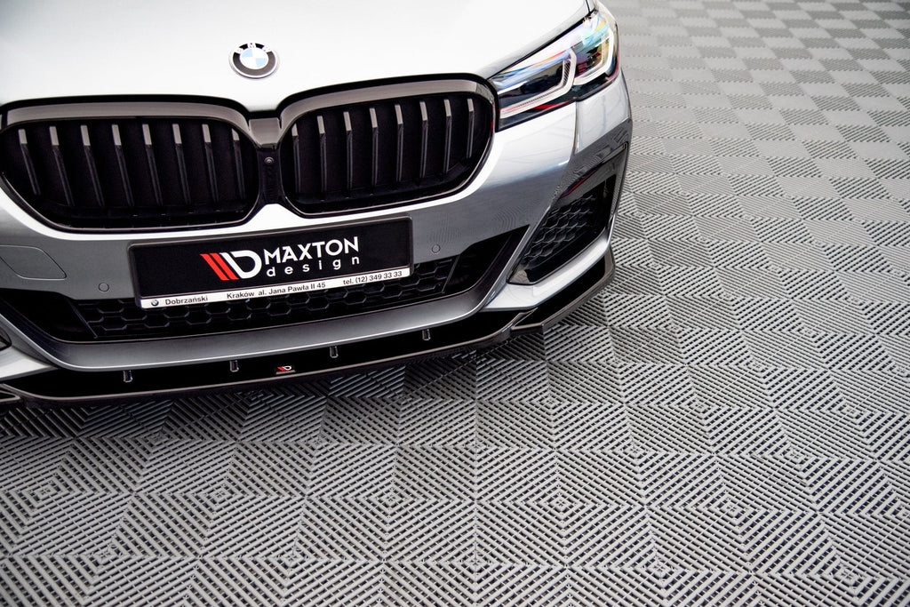 MAXTON DESIGN FRONT SPLITTER V.2 BMW 5 G30 FACELIFT M-PACK