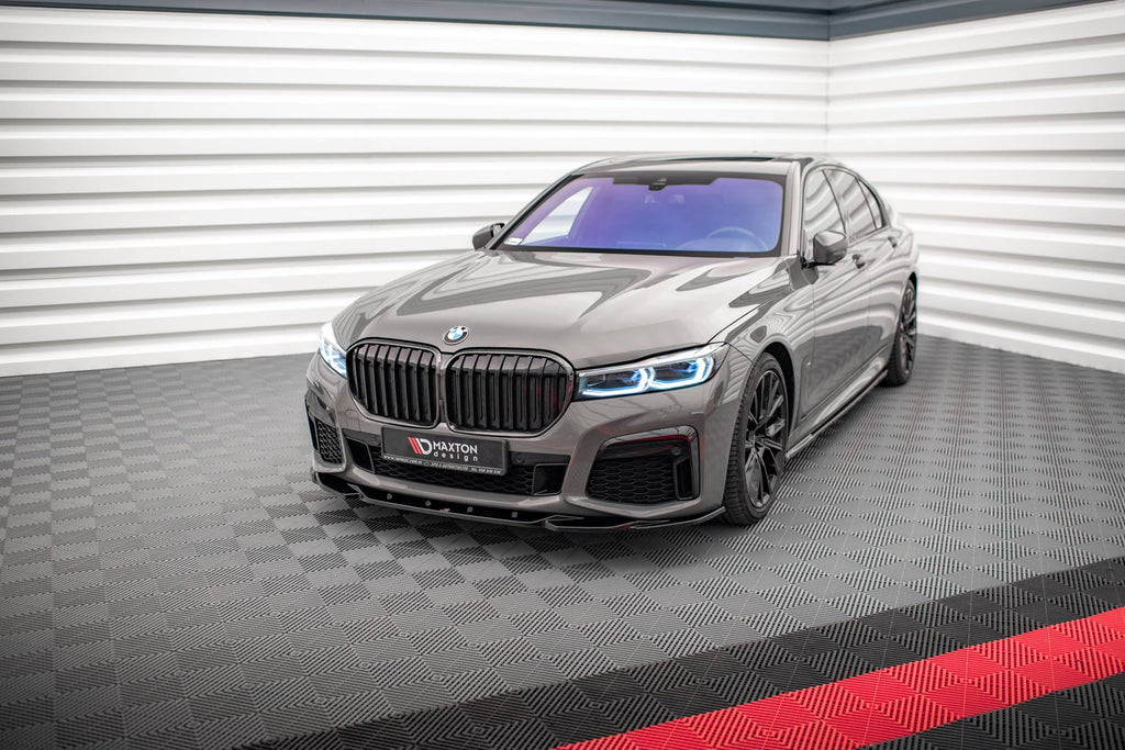 MAXTON DESIGN FRONT SPLITTER V.2 BMW 7 G11 M-PACK FACELIFT