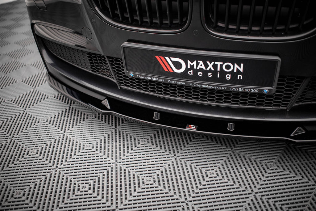 MAXTON DESIGN FRONT SPLITTER V.2 BMW 7 M-PACK F01