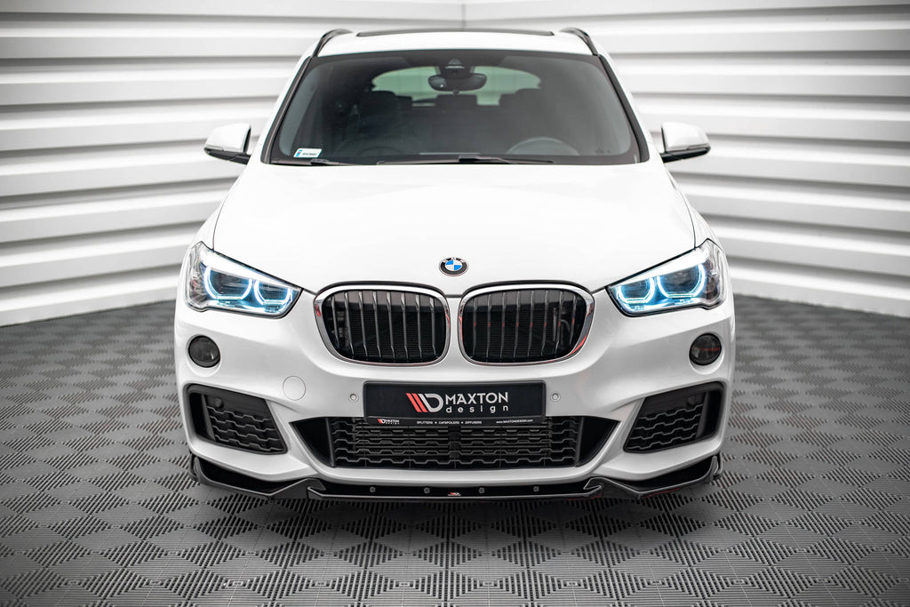 MAXTON DESIGN FRONT SPLITTER V.2 BMW X1 M-PACK F48