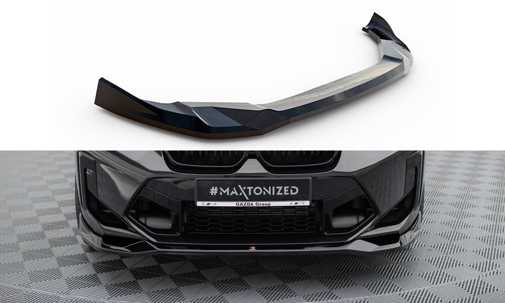 MAXTON DESIGN FRONT SPLITTER V.2 BMW X3 M F97 FACELIFT