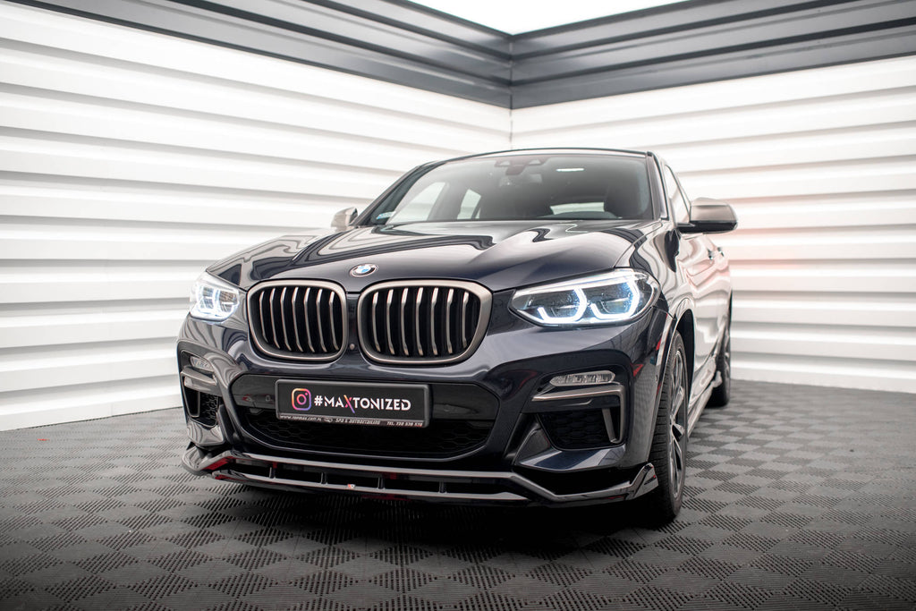 MAXTON DESIGN FRONT SPLITTER V.2 BMW X4 M-PACK G02