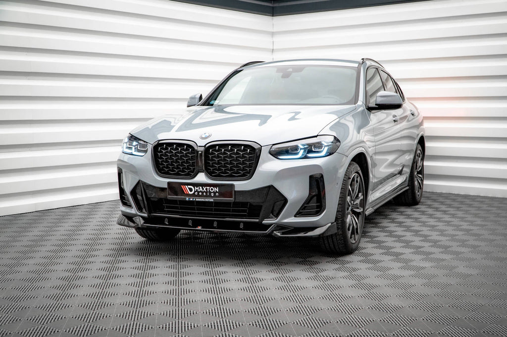 MAXTON DESIGN FRONT SPLITTER V.2 BMW X4 M-PACK G02 FACELIFT