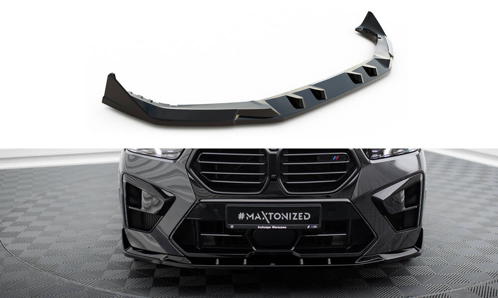 MAXTON DESIGN FRONT SPLITTER V.2 BMW X5 M F95 FACELIFT