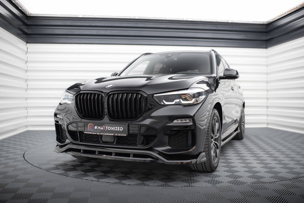 MAXTON DESIGN FRONT SPLITTER V.2 BMW X5 M-PACK G05