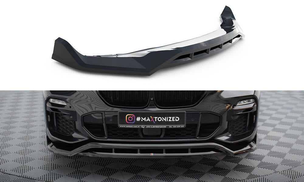 MAXTON DESIGN FRONT SPLITTER V.2 BMW X5 M-PACK G05