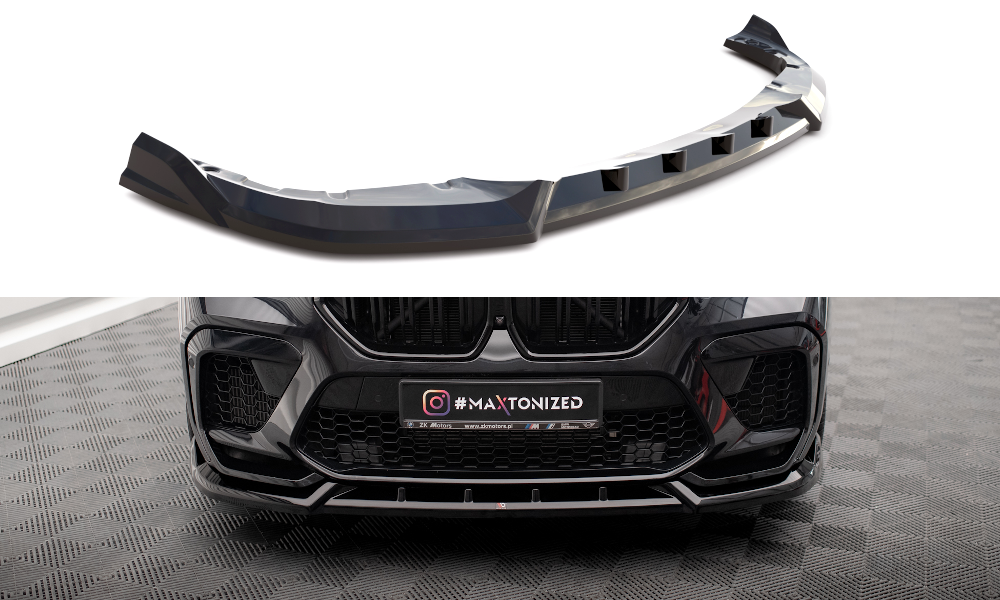 MAXTON DESIGN FRONT SPLITTER V.2 BMW X6 M F96