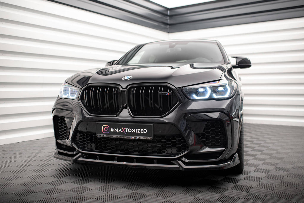 MAXTON DESIGN FRONT SPLITTER V.2 BMW X6 M F96