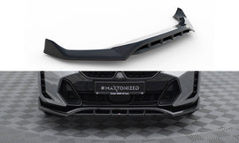 MAXTON DESIGN FRONT SPLITTER V.2 BMW X6 M-PACK G06 FACELIFT