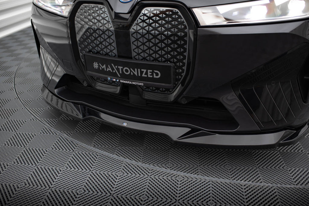 MAXTON DESIGN FRONT SPLITTER V.2 BMW IX Sport  / M60