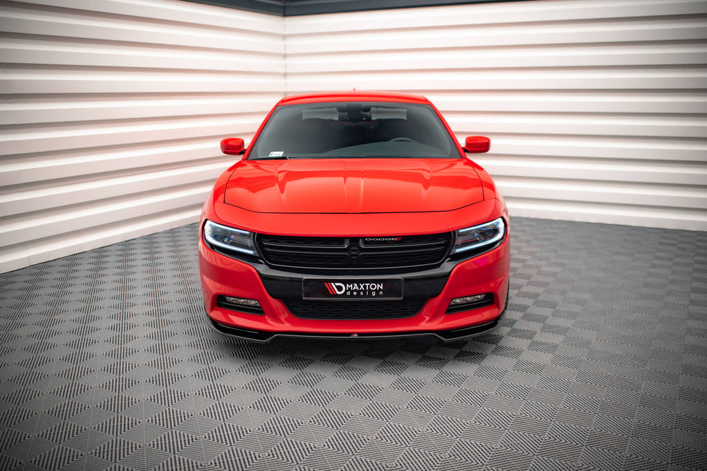 MAXTON DESIGN FRONT SPLITTER V.2 DODGE CHARGER RT MK7 FACELIFT