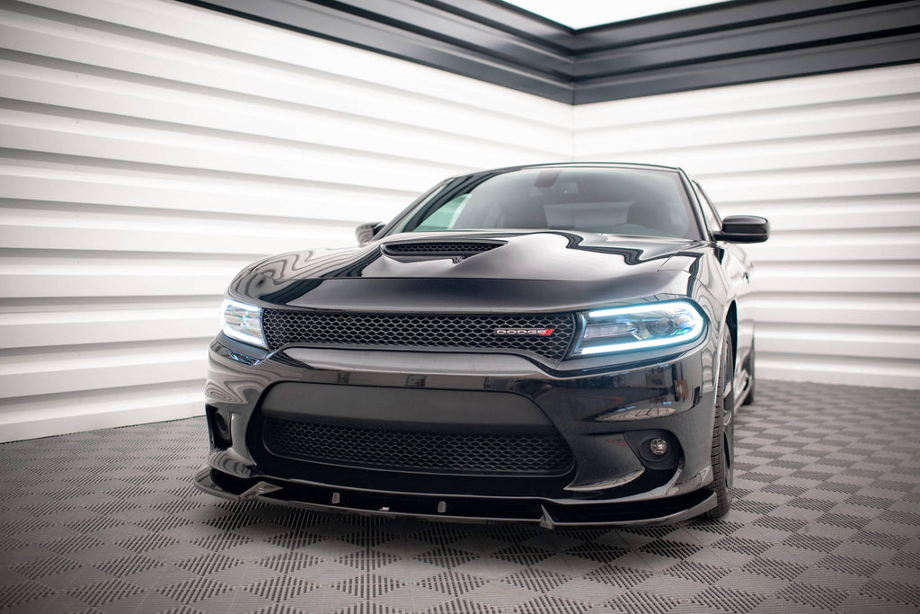 MAXTON DESIGN FRONT SPLITTER V.2 DODGE CHARGER SRT MK7 FACELIFT