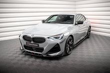 Load image into Gallery viewer, MAXTON DESIGN FRONT SPLITTER V.2 + FLAPS BMW 2 COUPE M-PACK / M240I G42