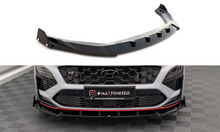 Load image into Gallery viewer, MAXTON DESIGN FRONT SPLITTER V.2 + FLAPS HYUNDAI KONA N MK1