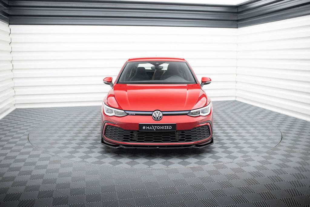 MAXTON DESIGN FRONT SPLITTER + FLAPS V.2 VOLKSWAGEN GOLF 8 GTI / R-LINE