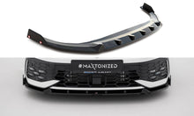 Load image into Gallery viewer, MAXTON DESIGN Front Splitter V.2 + Flaps Volkswagen Golf GTI / GTE / R-Line Mk8 Facelift