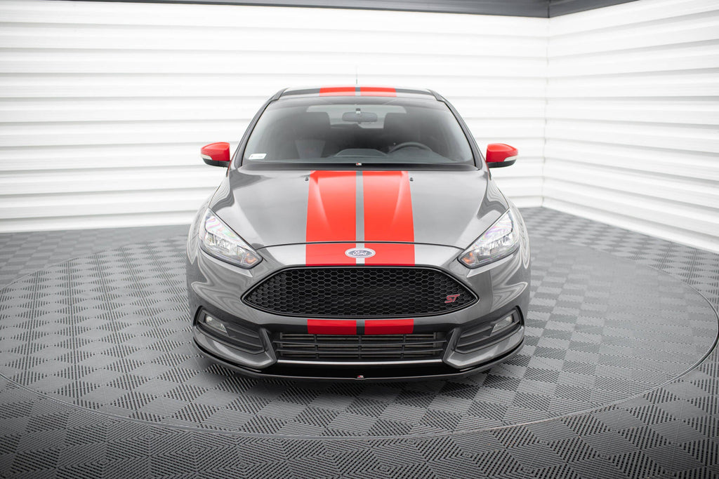 MAXTON DESIGN FRONT SPLITTER V.2 FORD FOCUS ST MK3 FL