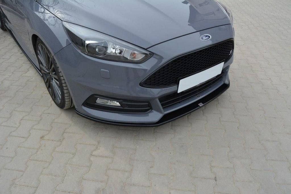 MAXTON DESIGN FRONT SPLITTER V.2 FORD FOCUS ST MK3 FL