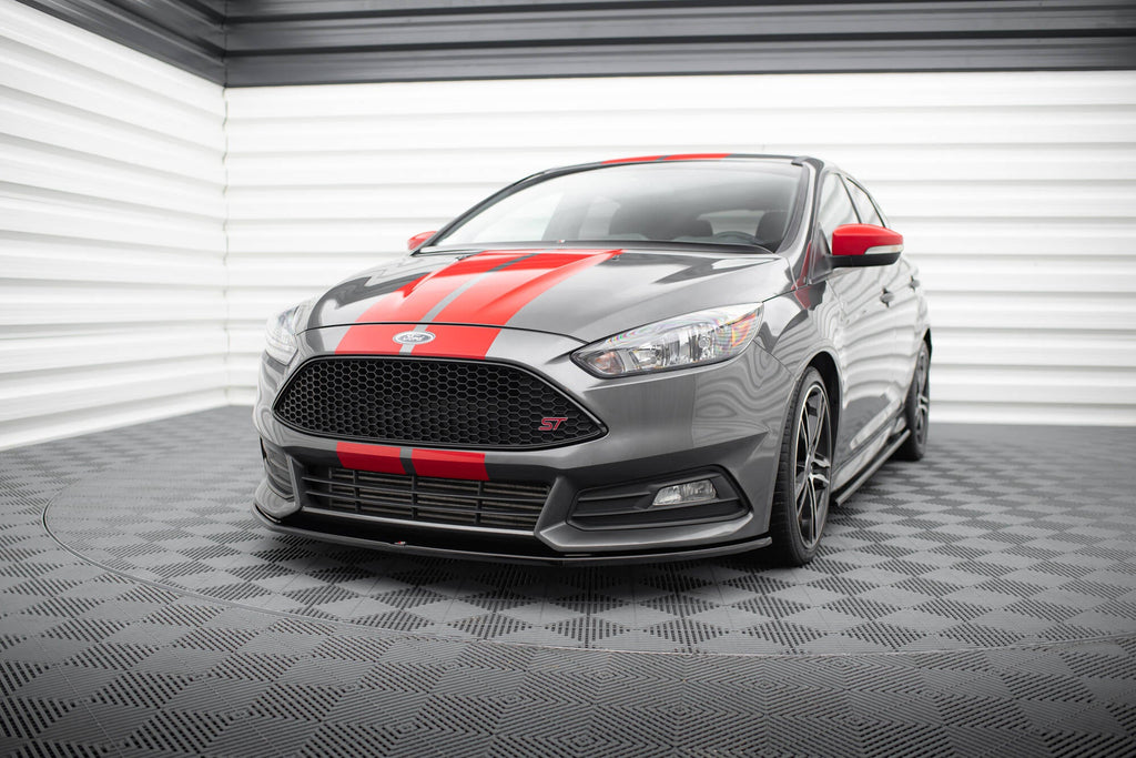 MAXTON DESIGN FRONT SPLITTER V.2 FORD FOCUS ST MK3 FL
