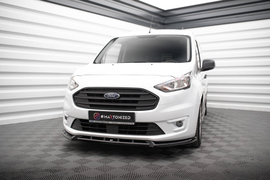 MAXTON DESIGN FRONT SPLITTER V.2 FORD TRANSIT CONNECT MK2 FACELIFT
