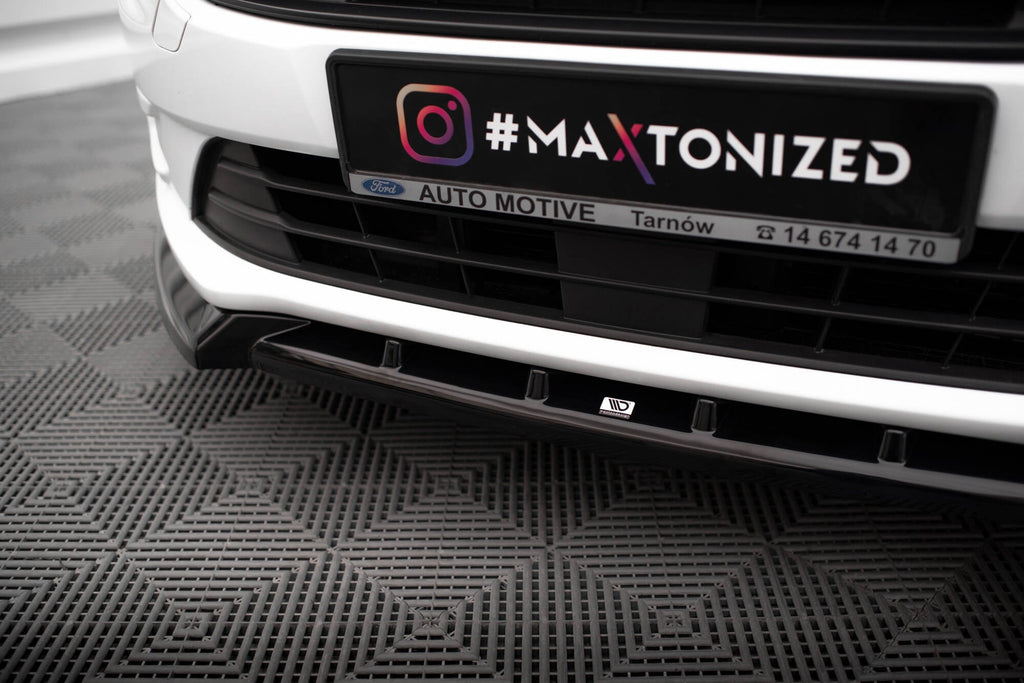MAXTON DESIGN FRONT SPLITTER V.2 FORD TRANSIT CONNECT MK2 FACELIFT