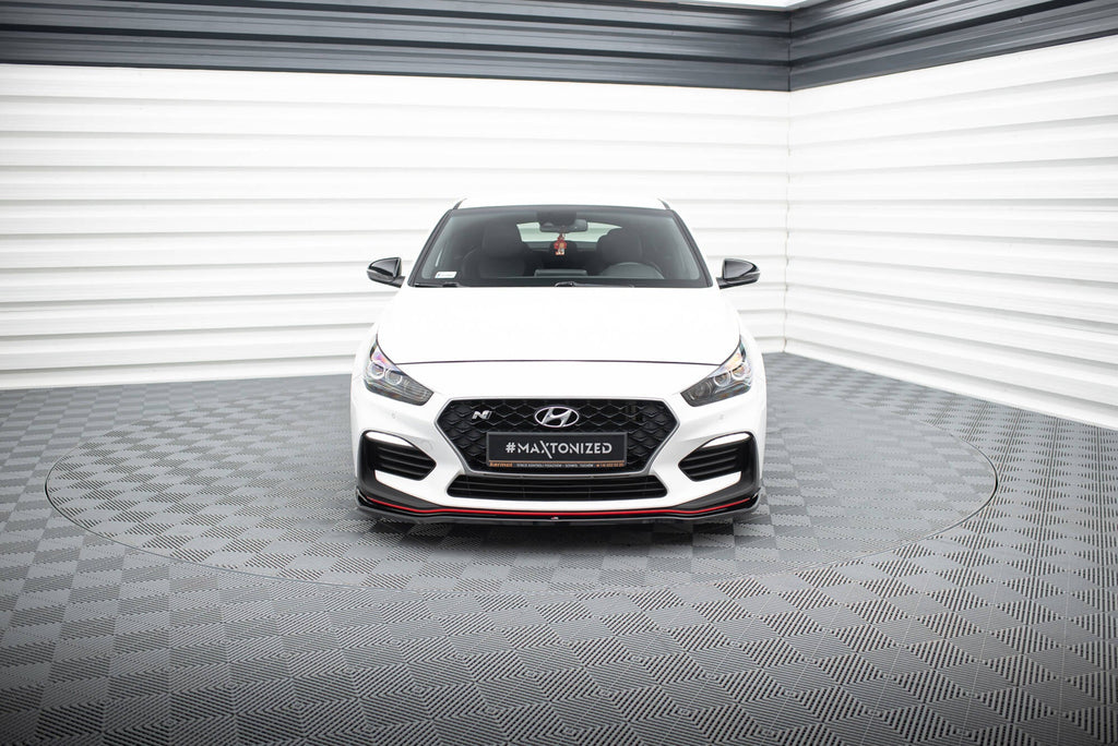 MAXTON DESIGN FRONT SPLITTER V.2 HYUNDAI I30 N (ELANTRA GT) MK3 HATCHBACK / FASTBACK