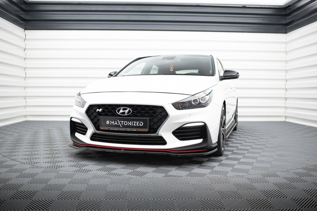 MAXTON DESIGN FRONT SPLITTER V.2 HYUNDAI I30 N (ELANTRA GT) MK3 HATCHBACK / FASTBACK