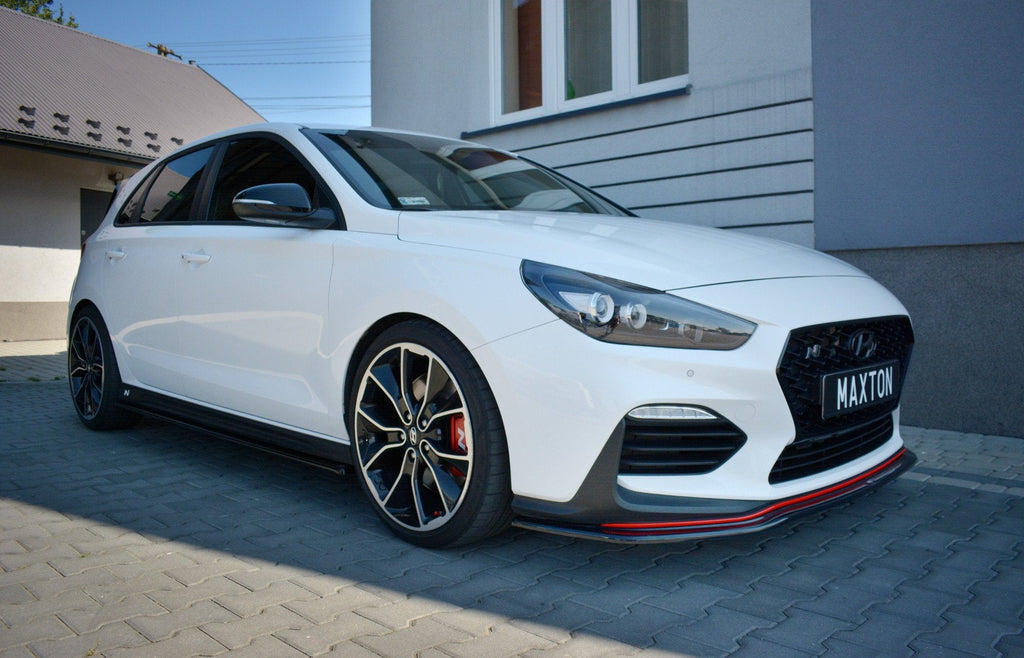 MAXTON DESIGN FRONT SPLITTER V.2 HYUNDAI I30 N (ELANTRA GT) MK3 HATCHBACK / FASTBACK