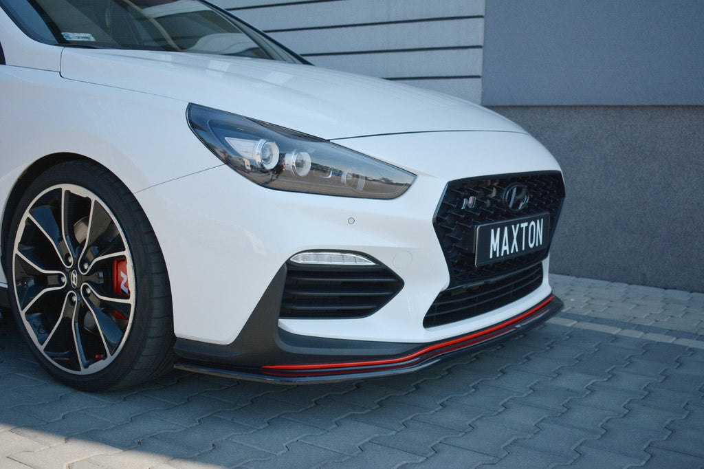 MAXTON DESIGN FRONT SPLITTER V.2 HYUNDAI I30 N (ELANTRA GT) MK3 HATCHBACK / FASTBACK