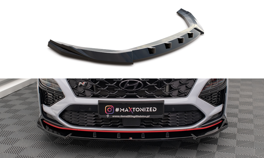MAXTON DESIGN Front Splitter V.2 Hyundai Kona N Mk2