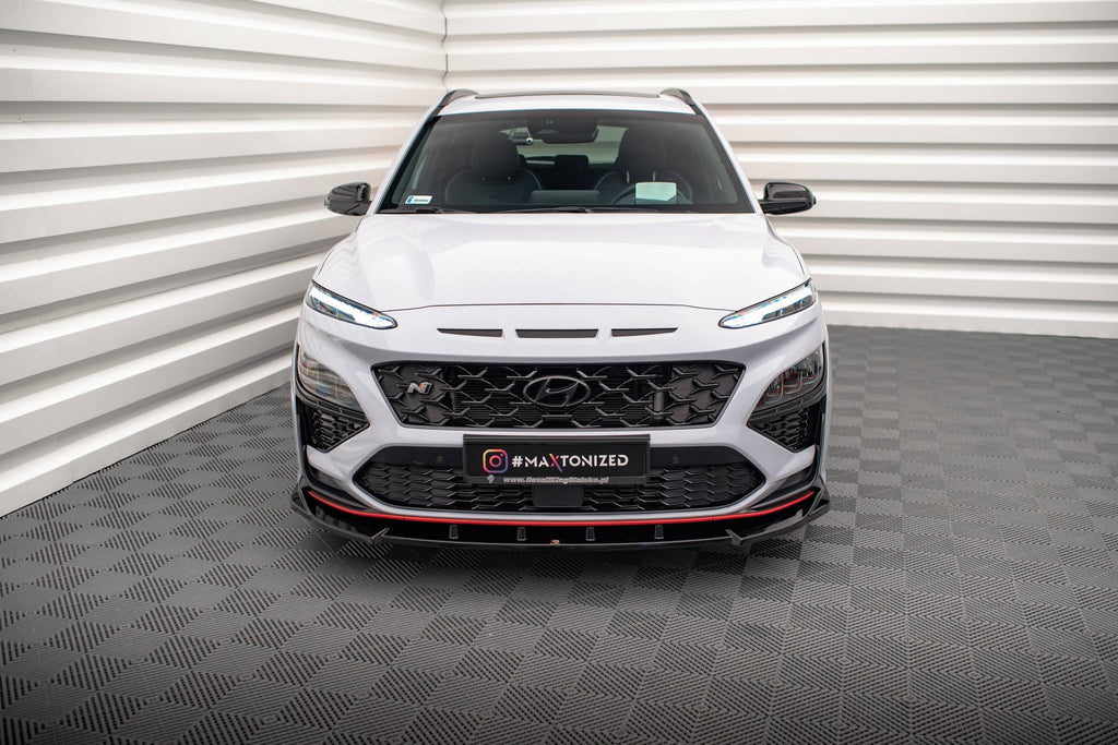 MAXTON DESIGN FRONT SPLITTER V.2 HYUNDAI KONA N MK1