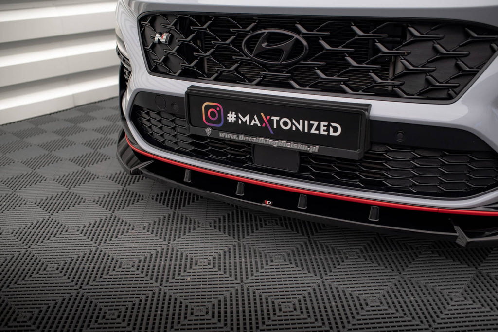 MAXTON DESIGN FRONT SPLITTER V.2 HYUNDAI KONA N MK1