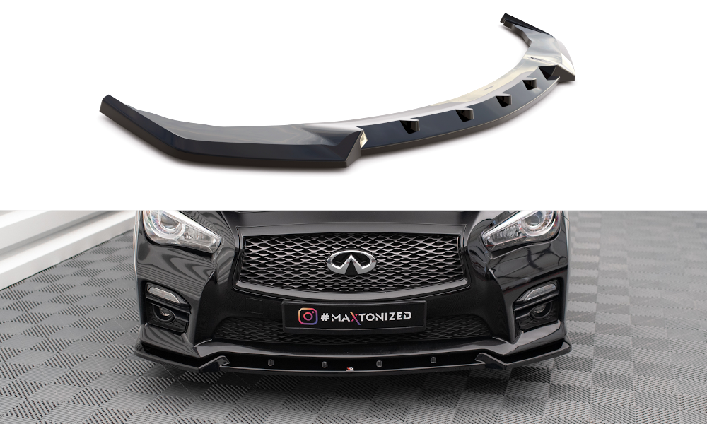 MAXTON DESIGN FRONT SPLITTER V.2 INFINITI Q50 S MK1