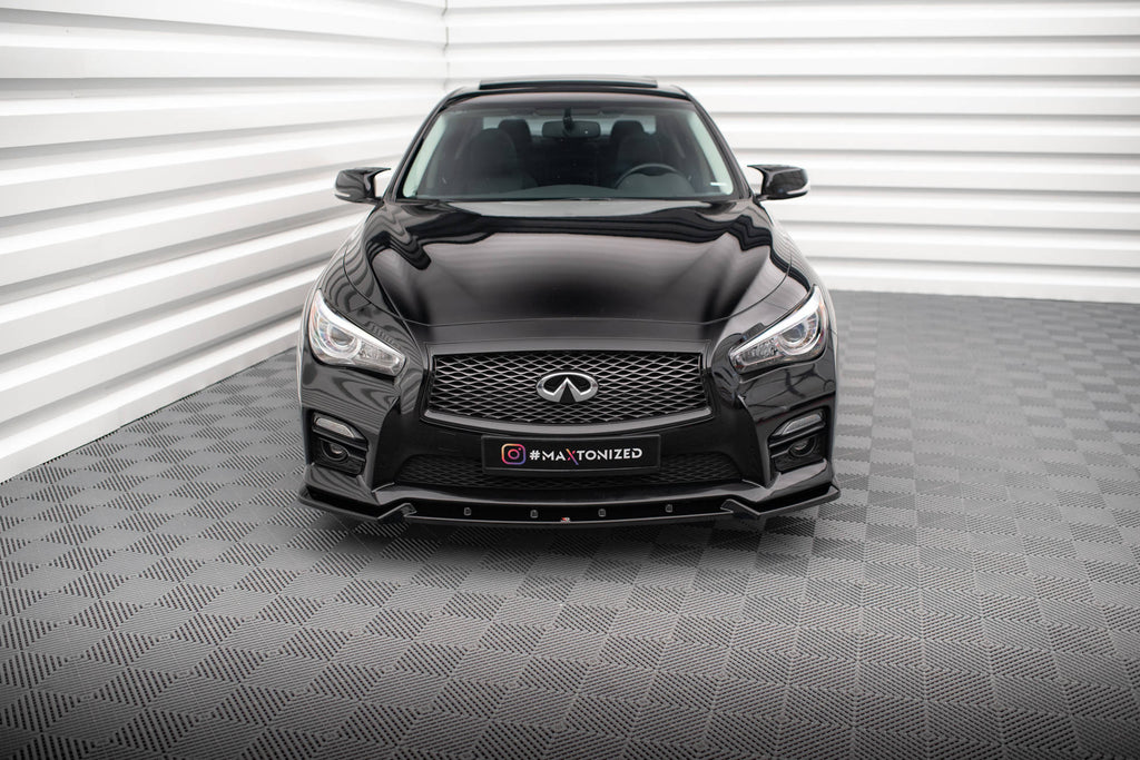 MAXTON DESIGN FRONT SPLITTER V.2 INFINITI Q50 S MK1