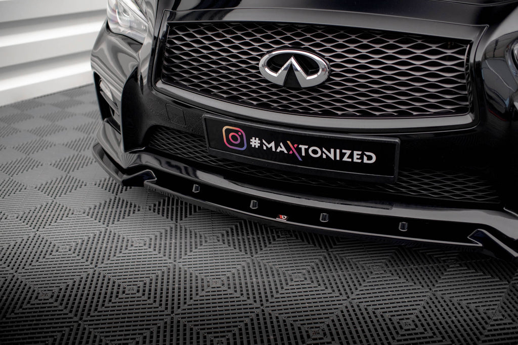 MAXTON DESIGN FRONT SPLITTER V.2 INFINITI Q50 S MK1