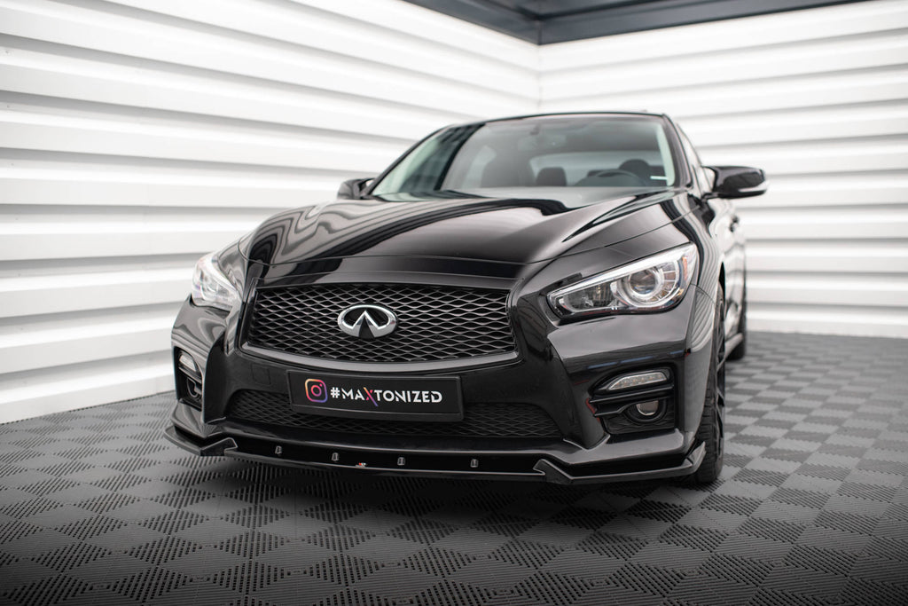 MAXTON DESIGN FRONT SPLITTER V.2 INFINITI Q50 S MK1