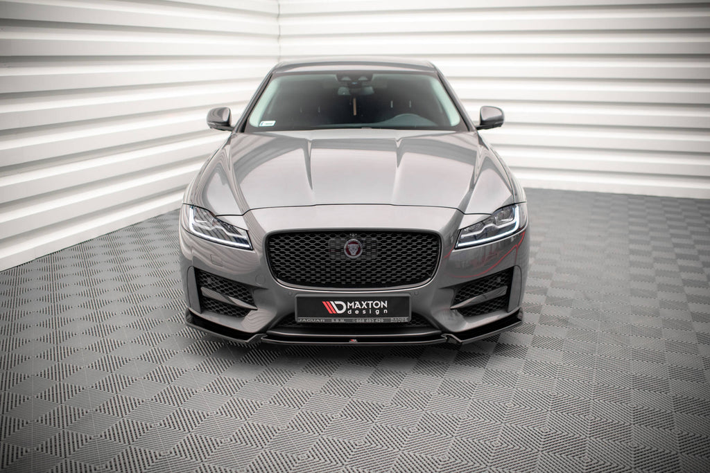 MAXTON DESIGN FRONT SPLITTER V.2 JAGUAR XF R-SPORT MK2