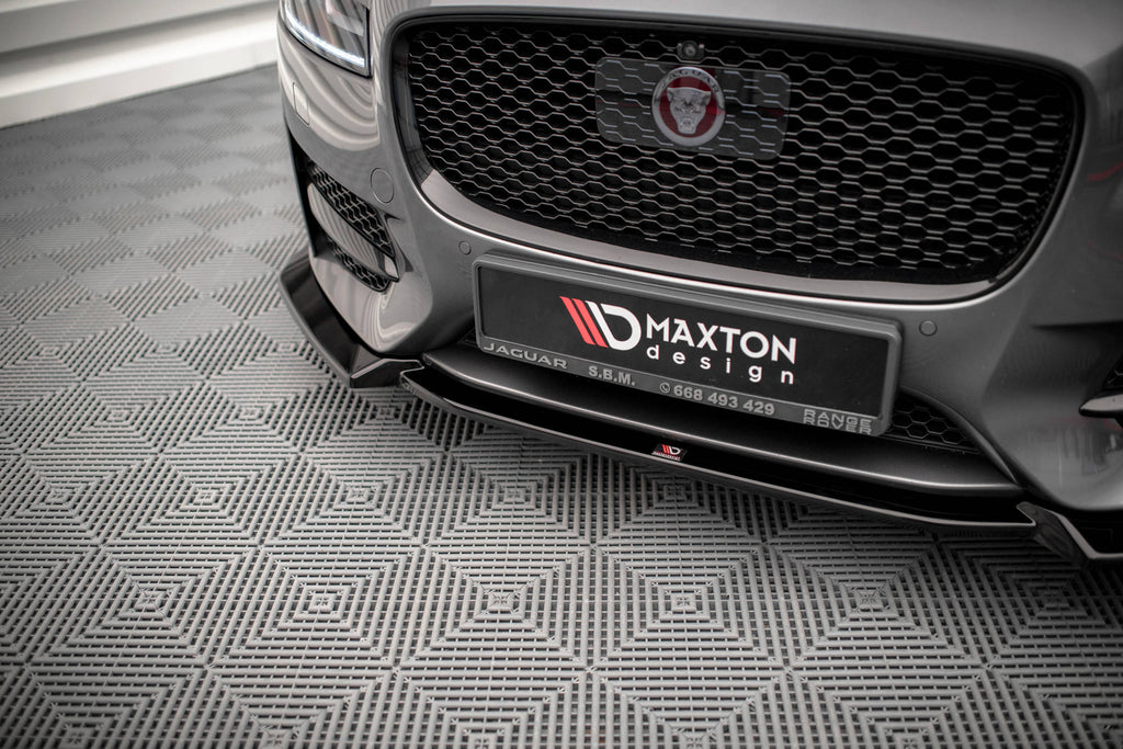 MAXTON DESIGN FRONT SPLITTER V.2 JAGUAR XF R-SPORT MK2