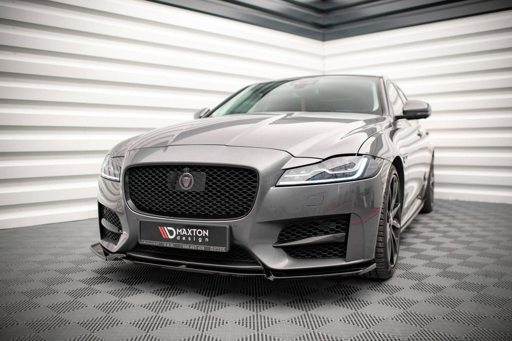 MAXTON DESIGN FRONT SPLITTER V.2 JAGUAR XF R-SPORT MK2