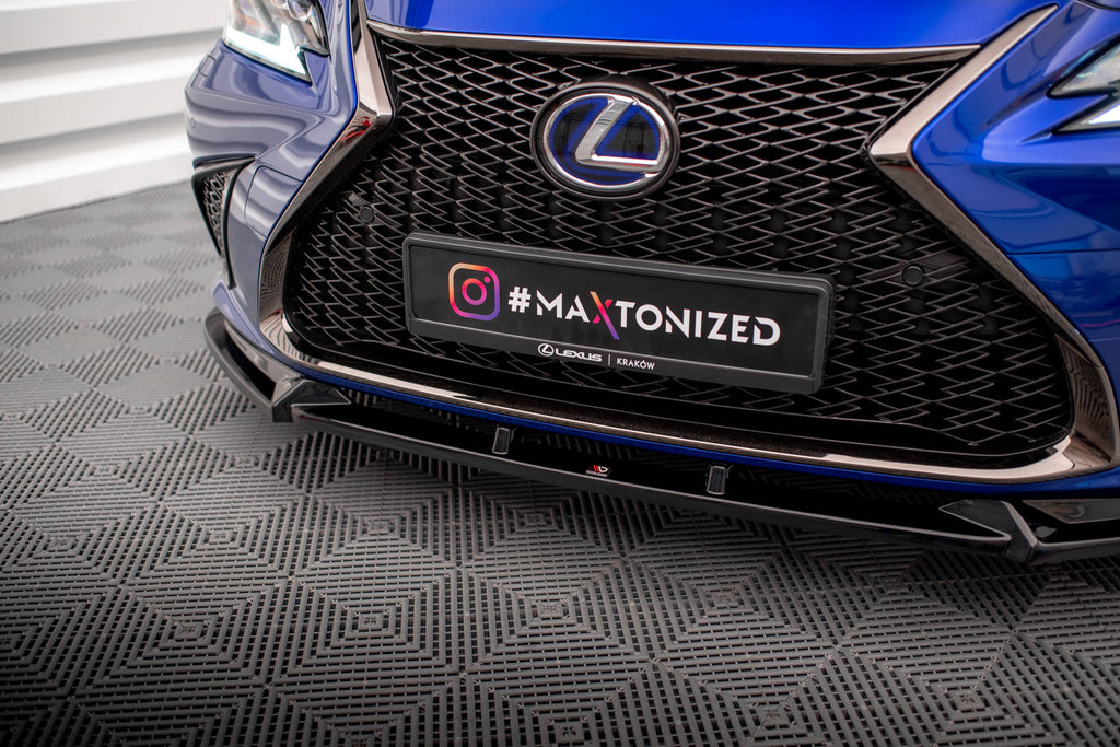 MAXTON DESIGN FRONT SPLITTER V.2 LEXUS ES F SPORT MK7