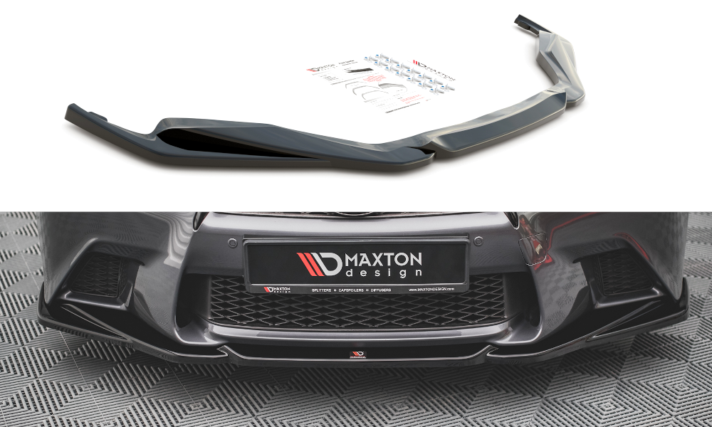 MAXTON DESIGN FRONT SPLITTER V.2 LEXUS GS F SPORT MK4 (L10)