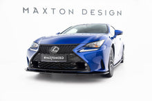 Load image into Gallery viewer, MAXTON DESIGN FRONT SPLITTER V.2 LEXUS RC