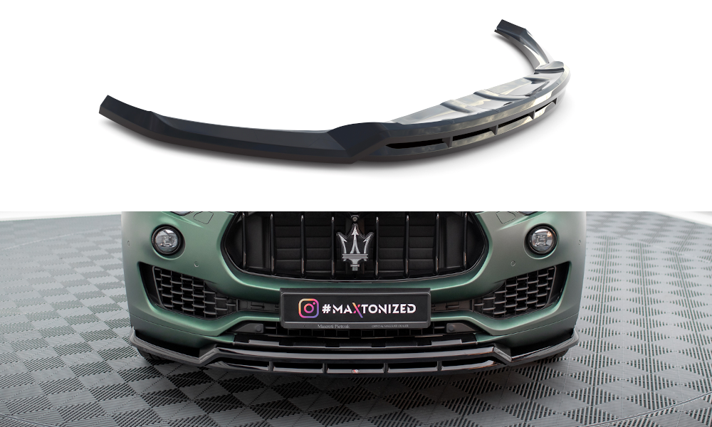 MAXTON DESIGN FRONT SPLITTER V.2 MASERATI LEVANTE MK1