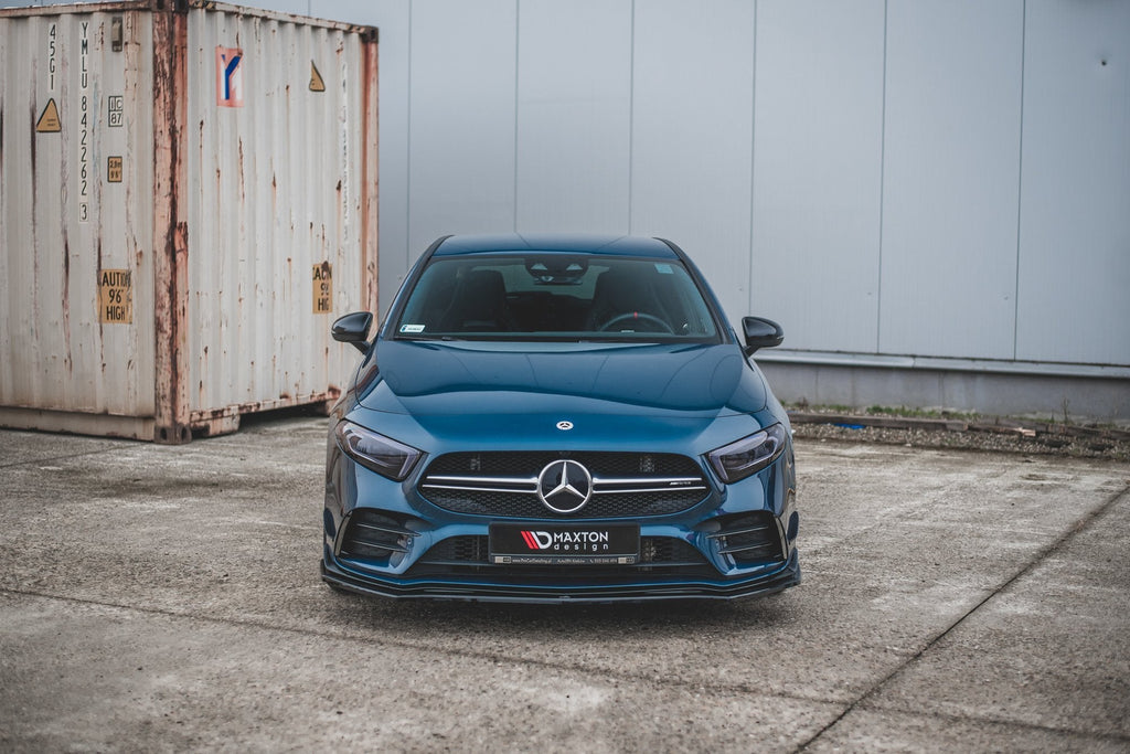 MAXTON DESIGN FRONT SPLITTER V.2 MERCEDES A35 AMG Aero Pack