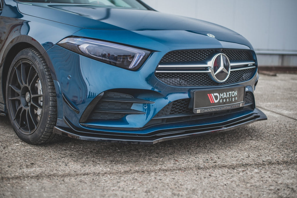 MAXTON DESIGN FRONT SPLITTER V.2 MERCEDES A35 AMG Aero Pack